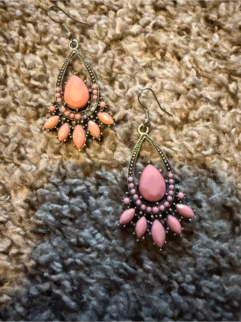 Pink Teardrop Dangle Earrings - Fashion Women Jewelry 3